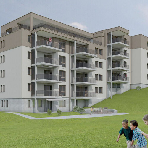 Grâce à l'assainissement et à la surélévation, la substance des immeubles d'habitation construits en 1988 à Nottwil est garantie pour les 30 prochaines années. Outre le maintien de la valeur de la substance bâtie, ORBANO attache de l'importance aux aspects écologiques et à une densification modérée.