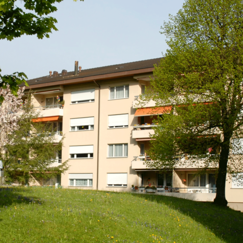 L'immeuble d'habitation Bennenegg 26/28 avant sa rénovation.