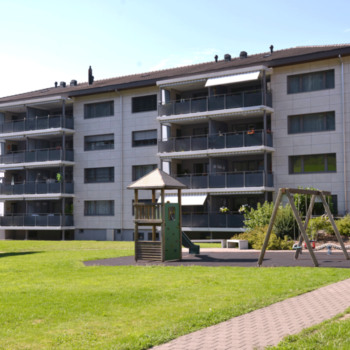 L'immeuble d'habitation Bennenegg 26/28 après la rénovation.